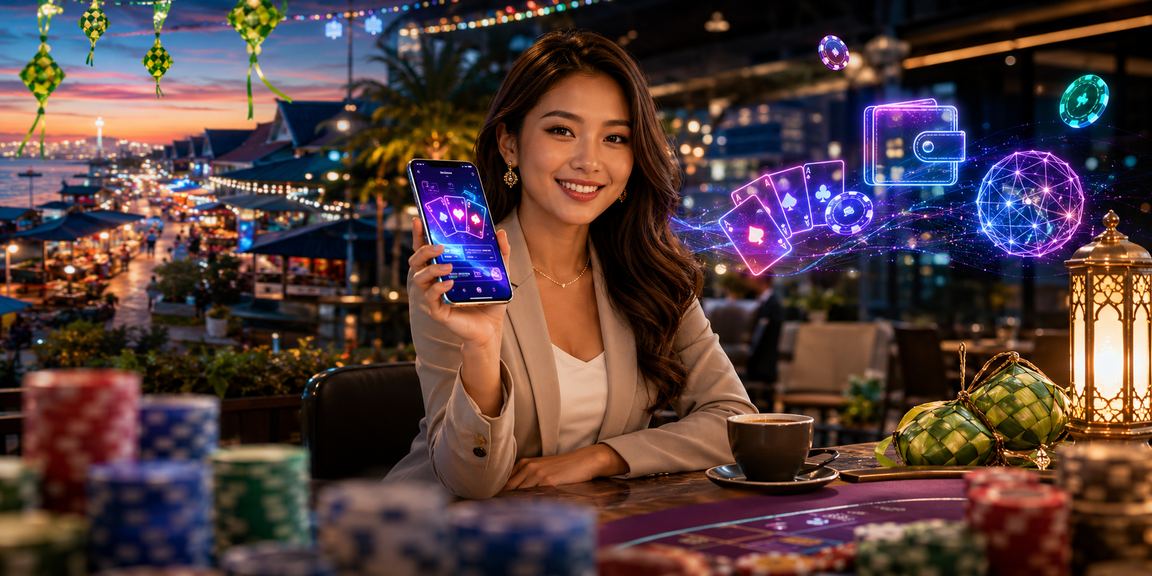 Promosi permainan kad poker Malaysia sempena perayaan Hari Raya yang meriah